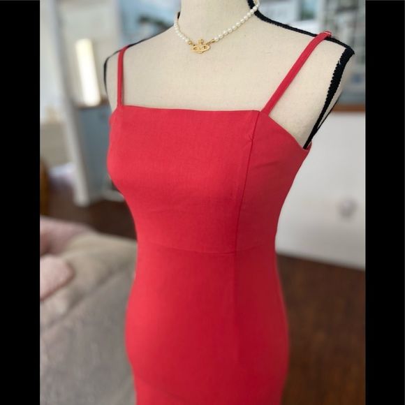 Red Mini Y2K Dress M💋🌹 - Picture 2 of 4